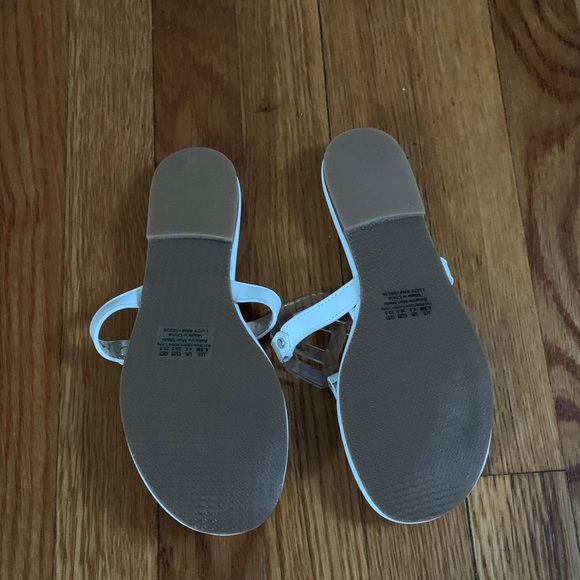 J.McLaughlin White Patent Leather Lucy Sandal - Picture 2 of 4